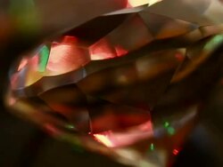 Flickering lights around a diamond (Loopable) Stock Footage