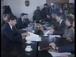 BOSNIA: SERBS ENDORSE CEASEFIRE AGREEMENT News Clip