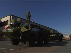 WRAP Gunman kills 9 and self at school; AP pix of  exteriors, ambulance News Clip