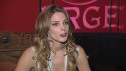 On set with Ashley Greene of her upcoming movie 'Urge' where she talks filming in New York News Clip