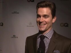 INTERVIEW - Matt Bomer likes the Garden District where the GQ event is being held and wanted to be in attendance for the amazing event.  He think Mark Sanchez and Victor Cruz are best dressed athletes and he's taking notes from them Stock Footage