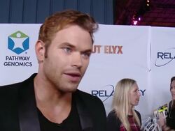 INTERVIEW: Kellan Lutz on supporting the cause and on how cancer has impacted his life - Pathway To The Cure For Breast Cancer: A Fundraiser Benefiting Susan G. Komen Stock Footage