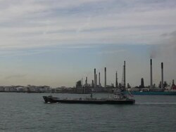 Fuel Oil Terminal. Stock Footage