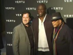 Frank Nuovo, Seal, Quincy Jones at the Vertu's Rodeo Drive Boutique Grand Opening at Beverly Hills CA. (Footage by WireImage Video/GettyImages) Stock Footage
