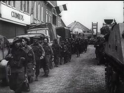 THE THRUST INTO HOLLAND - News Clip