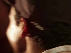 Close up of friends cheering on MC at house party Stock Footage