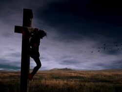 Jesus Crucifixion Video Loop Stock Footage