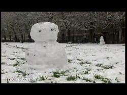 London snow scenes News Clip