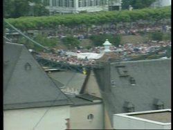 Germany - Philippe Petit French High Wire Artist News Clip