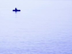 night Fishing Stock Footage