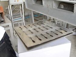 thai engineer student divide compress layer mold Stock Footage