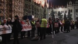 Human chain around parliament to protest against a government-pushed election law Instructional Video