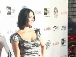 Olivia Munn at the 2011 Maxim Hot 100 Party With New Era, Miller Lite, 2(x)ist And Silver Jeans Co. at Hollywood CA. (Footage by WireImage Video/GettyImages) Stock Footage