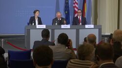 US, German finance chiefs seek to defuse tensions News Clip