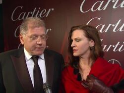 INTERVIEW - Robert Zemeckis on receiving the Director of the Year award at 24th Annual Palm Springs International Film Festival Awards Gala. Stock Footage
