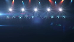 Big crowd of people at concert Stock Footage