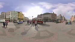Prague in 360 Stock Footage