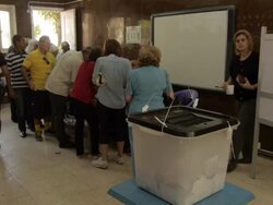 Egyptians voting in 2014 presidential elections News Clip