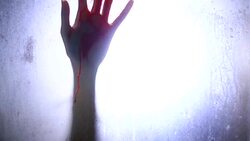 Spooky hand (shadows) Stock Footage