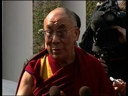WRAP Dalai Lama at WH; speaks outside; analyst, Tibetans ADDS sbite Instructional Video