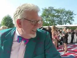 INTERVIEW: Rolf Harris on Queen's Jubilee and Van Gogh at Arqiva British Academy Television Awards at The National Theatre on May 27, 2012 in London, England (Footage by WireImage Video/Getty Images)  Stock Footage