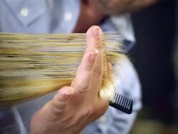 Hairstyling Stock Footage