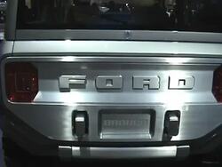 2004 Ford Bronco concept SUV montage Stock Footage