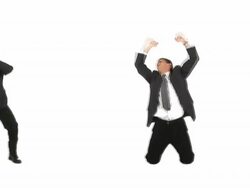 PAL LOOP: Happy Businessman Stock Footage
