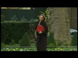Yvette Cooper Cabinet arrival News Clip
