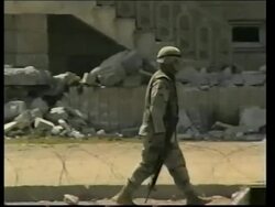 Demolition of Saddam sons villa begins News Clip