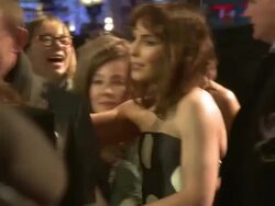 Guy Ritchie and Noomi Rapace at the Sherlock Holmes: A Game Of Shadows: European Premiere at Empire Leicester Square on December 08, 2011 in London, England (Footage by WireImage Video/Getty Images) Stock Footage