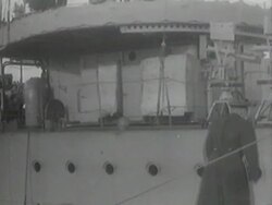 Russian WWI navy: crash of battleship "Empress Maria" Stock Footage