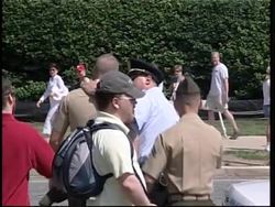 Memorial Day tribute draws protesters with contrasting causes News Clip