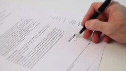 Agreement Stock Footage