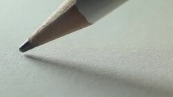 'I Love You' Written In pencil Stock Footage