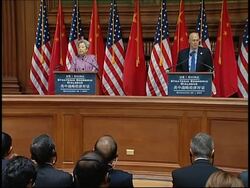 Closing statements in US  trade talks with Chinese delegation News Clip