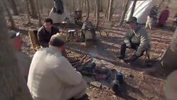 Civil war re-enactment enthusiasts in costume News Clip