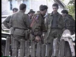 Bosnia - Martic Visits Bosnian/Krajina Serb Troops News Clip