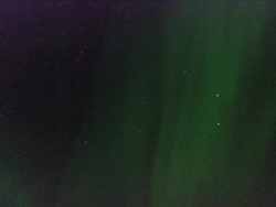 Aurora borealis, Northern Lights and starry sky, Karasjok, Norway, February 2008 Stock Footage