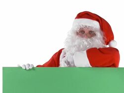 Santa Claus Advertising Stock Footage