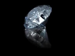 Diamond On Black (HD1080). Stock Footage