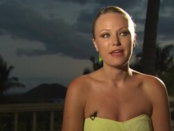 INTERVIEW: Malin Akerman on what she appreciates about the action/superhero genre at the 2010 Maui Film Festival - Interviews with cast of Happythankyoumoreplease at Wailea HI. (Footage by WireImage Video/GettyImages) Stock Footage