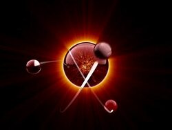 Hot Atom (HD1080). Stock Footage