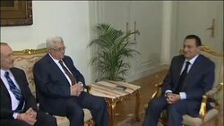 Palestinian president holds talks with Mubarak News Clip