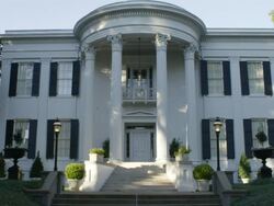 MS Shot of governor's mansion / Jackson, Mississippi, United States Stock Footage