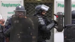 Protest against French work law in Paris Instructional Video