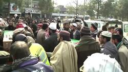 More than 2,000 Islamists from hardline Sunni group protest killing of two of their clerics News Clip