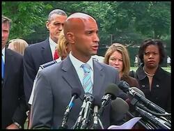 Day scenes at museum, police presser, Clinton reax News Clip