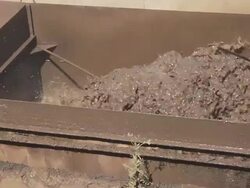 breakthrough sewage pipe 1 Stock Footage