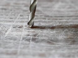 drill wood Stock Footage